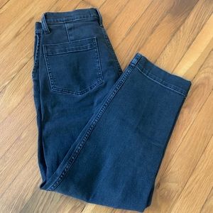 Madewell Jean- Washed Black high waisted jean